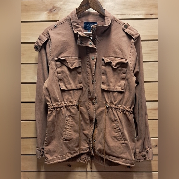 Daytrip Jackets & Blazers - Daytrip Tan Utility Jacket